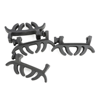 AMEYXGS Bogendämpfer, 4 Stück/Set Gummi-Vibrationsdämpfer für Recurve- und Compoundbögen, Schwarz/Rot Optionen