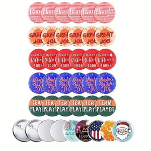 Presse à métal pas cher 25mm 44Mm 58Mm 75Mm Moule Impression par sublimation Badge vierge Broche Bouton en étain Badge