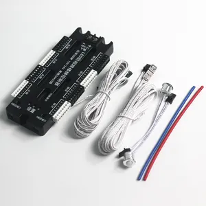 新しいDC12V24Vアンチショート回路32ステップ階段照明LEDコントローラーシステムpirモーションセンサー階段ステップライトコントローラー