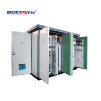 Poste de transformation compact préfabriqué de type boîtier européen haute tension pour projets de réseaux électriques et d'énergies renouvelables