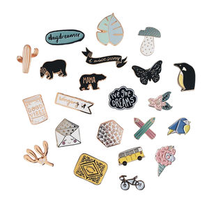 Custom Eco-friendly Silver-Plated Metal Enamel <b>Badges</b> and Tie Clips for Membership Group Event Commemorative Gifts - Product Image 4