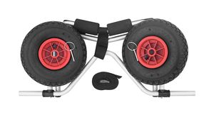 HITU AC9051 <span class=keywords><strong>Kayak</strong></span> chariot <span class=keywords><strong>Kayak</strong></span> avec pneus pneumatiques capacité de 150 LB argent - Product Image 4