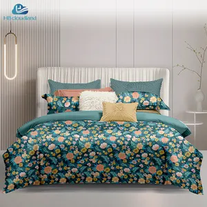 Cloudland in Tấm vỏ gối Cotton Linen Duvet cover Bộ thiết kế Nữ Hoàng bộ đồ giường Bộ 3 cái