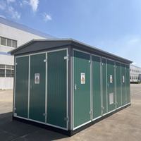 Poste de transformateur monté sur socle 12 kV 0,4 kV 1600 kVA, unité compacte pour réseau de distribution d'énergie extérieur