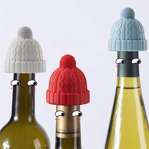 Tappo sigillante cappuccetto rosso in Silicone per vino coperchio fresco - Product Image 4