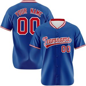 Custom Baseball Jersey Personalized Adult Unisex Team Name Number Breathable Short Sleeve Sport Shirt - Product Image 1
