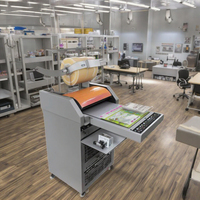 Machine de laminage de film économique semi-automatique numérique PRY-390B