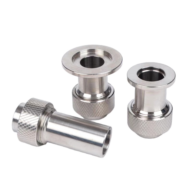 SUS304 Stainless Steel Vacuum Flange Pipe Fittings Quick Coupling Adapter KF