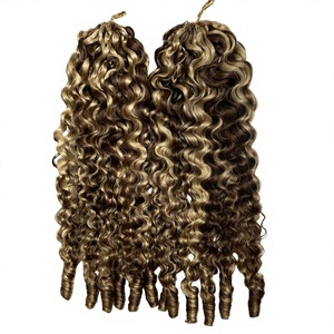 <span class=keywords><strong>Produit</strong></span> phare Prix usine <span class=keywords><strong>Cheveux</strong></span> humains 100% <span class=keywords><strong>bouclés</strong></span> à la française # Extensions de <span class=keywords><strong>cheveux</strong></span> <span class=keywords><strong>bouclés</strong></span> au crochet 4/27 <span class=keywords><strong>pour</strong></span> tresses - Product Image 6