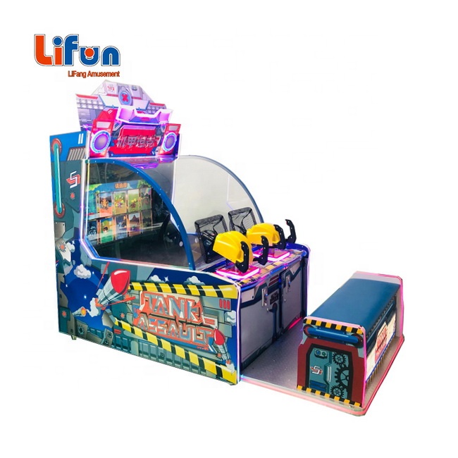 Indoor 2 Players Coin-Operated Lifang LF-ATR-01 Redemption Shooting Ball Arcade Game Machine For Kids Wood+plastic 110V/220V