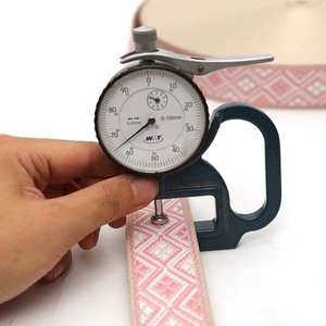 Tali Anjing Jacquard Webbing Kustom dari Poliester Nilon, Pita Webbing Desainer dengan Berbagai Warna, Tali Khusus untuk Aksesoris Tas - Product Image 6