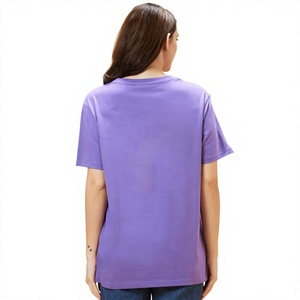 Camiseta Gráfica de Mujer de la Mejor Calidad, Jersey de Algodón Suave, Estampada, Manga Corta, Informal, Fabricante de Ropa OEM ODM, Venta al Por Mayor - Product Image 3