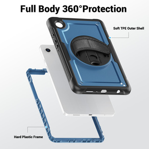 Funda Giratoria 360° a Prueba <span class=keywords><strong>de</strong></span> Golpes para <span class=keywords><strong>Tablet</strong></span> <span class=keywords><strong>Samsung</strong></span> Galaxy Tab A9/A11 <span class=keywords><strong>de</strong></span> 8.7 Pulgadas, Cubierta Resistente <span class=keywords><strong>de</strong></span> TPE con Textura Antideslizante - Product Image 3