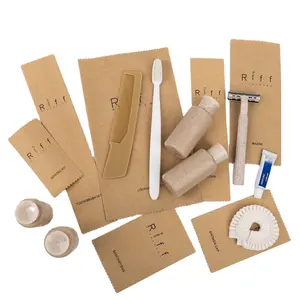 Set completo di articoli da toeletta per Hotel Set di articoli da toeletta per Hotel ecologici personalizzati di marca propria