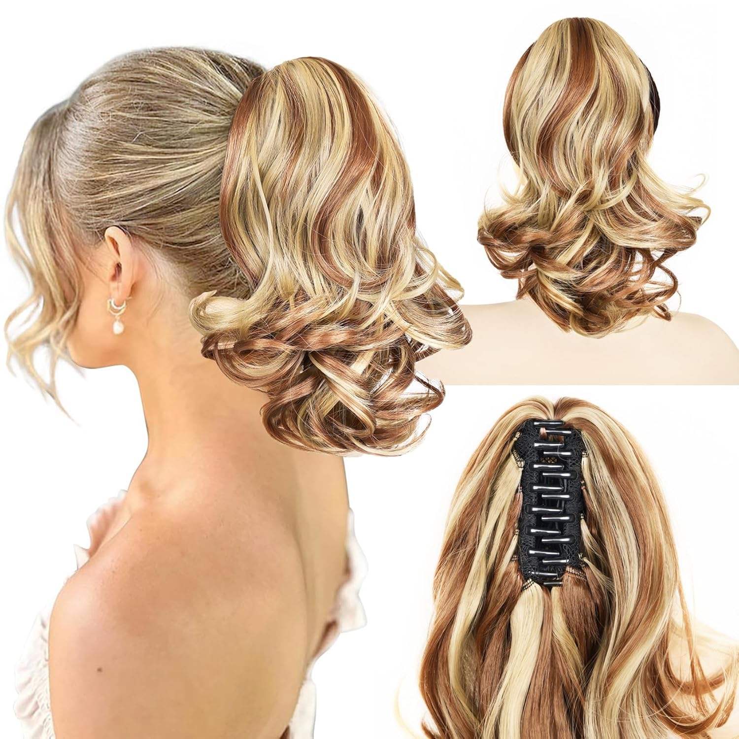 Mélange blond brun doré uniformément