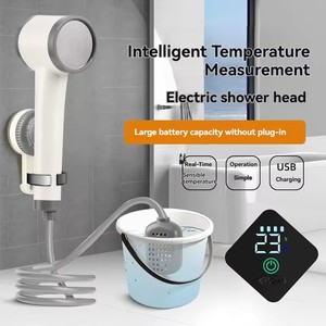 Portable Camping <strong>Shower</strong> <strong>Outdoor</strong> Type-C USB Rechargeable Electric <strong>Shower</strong> <strong>for</strong> Hiking Travel Car Washing Home Children Dog Bathing - Product Image 3