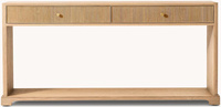 Mobilier de salon luxueux table console à ossature en bois massif de haute qualité avec tiroirs pour l'intérieur
