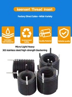 Factory Direct Sales High-quality Stainless Steel 304 Polished Finish Fully Threaded DIN Standard Thread Inserts