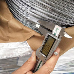 7*19 3mm 4mm 5mm 6mm zincato filo di acciaio cavo di sollevamento in acciaio uso per la trazione - Product Image 4