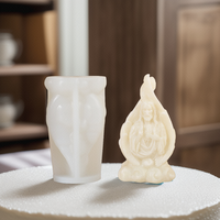 DUMO Vierge Jésus Famille Outils de gâteau en silicone DIY Religion Cadeau Trophée Jésus Chrétien Bougies parfumées Moule Fabrication de bougies
