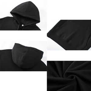 Unisex Drop Shoulder Custom Puff Print Premium 100% Algodón Peso pesado Sudaderas con capucha en blanco - Product Image 3