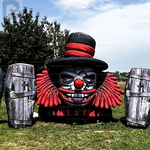 Cabeza de Payaso Gigante Personalizada, Inflable, de Terror, para Casa Embrujada/Jardín de Halloween/Plaza/Fiesta Temática/Bar/Club/Escenario - Product Image 4