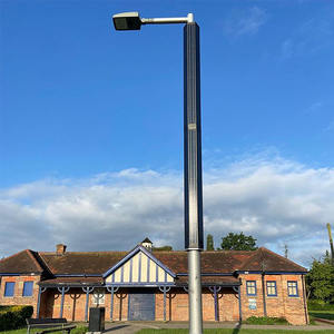 Offre Spéciale d'usine Ecosolar 120W tubulaire panneau solaire lampadaire cylindrique extérieur lampadaire monocristallin à haute efficacité - Product Image 2