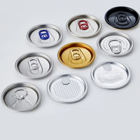 Canette en plastique PET personnalisée en usine, 250 ml, 330 ml, 500 ml, transparente, pour boissons gazeuses, avec couvercle en aluminium facile à ouvrir