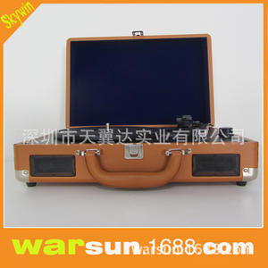 Reproductor de discos de vinilo portátil Skywin con puerto USB para reproducción de música - Product Image 1