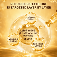 Complément Nutritionnel en Capsules de Glutathion, Soutien Naturel de la Peau, Antioxydant avec Collagène et Vitamine C pour Adultes, Végétalien, Vente en Gros
