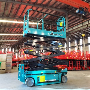 Nuevo <span class=keywords><strong>precio</strong></span> de fábrica, elevador de tijera móvil eléctrico autopropulsado de 4-16m, plataforma de trabajo aéreo de un hombre, elevador de tijera pequeño - Product Image 4