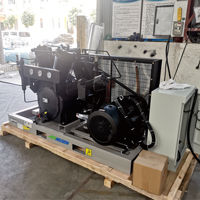80 Bar 11 Kw 0.8 M ^ 3/min Haute Qualité Piston Compresseur D'air Haute Pression L'industrie Utiliser 15 Kw/22 Kw 55 Bar-100 Bar Stationnaire