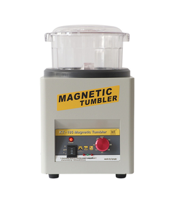 オーブルKT-185ステンレススチール2000 RPM磁気ポリッシャーマシン7.3インチ調整可能スピードジュエリー仕上げ - Product Image 1