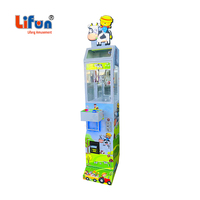 Высокодоходный игровой автомат Lifun Mega Mini Claw Crane для 1 игрока с купюроприемником, настраиваемый (пластик/металл), гарантия 1 год, CE