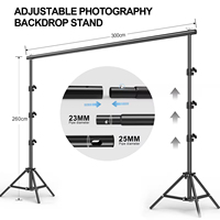 Kit d'éclairage professionnel Softbox 85W avec ampoule LED dimmable 3200-5500K et support réglable pour studio, vidéo, portrait et photographie