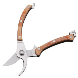 Bypass Pruning Shears Stainless Steel Wooden Handle 20-30 Mm Trimming Diameter Garden Tool - Product Image 3