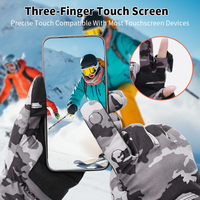 Gants de ski chauffants Dr.Warm 7.4V, imperméables, coupe-vent, gants d'hiver, batterie rechargeable améliorée, gants de chasse chauffants