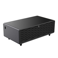 Mini bar intelligent Primst, réfrigérateur intelligent pour salon, table basse intelligente avec charge sans fil, port USB et Type-C