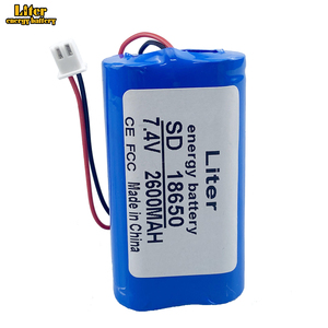 แบตเตอรี่ลิเธียม18650 <span class=keywords><strong>7.2</strong></span> V / 7.4 V / 8.4 V 2600 mAh แบตเตอรี่ชาร์จได้โทรโข่งแผ่นป้องกันลำโพง - Product Image 3