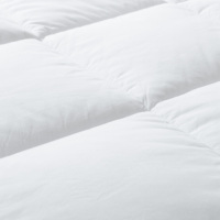 Couette en duvet de plumes d'oie blanches matelassée, très vendue, pour la maison et l'hôtel