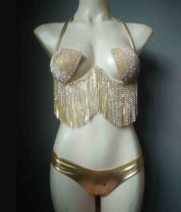 STOCK 5 Couleurs <span class=keywords><strong>Frange</strong></span> Détails Underwire <span class=keywords><strong>Push</strong></span> <span class=keywords><strong>up</strong></span> Bikini Diamant <span class=keywords><strong>Maillot</strong></span> <span class=keywords><strong>De</strong></span> <span class=keywords><strong>Bain</strong></span> Cristal <span class=keywords><strong>Maillot</strong></span> <span class=keywords><strong>De</strong></span> <span class=keywords><strong>Bain</strong></span> - Product Image 2