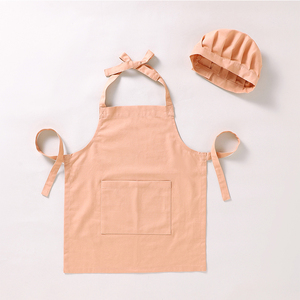 <span class=keywords><strong>Delantal</strong></span> <span class=keywords><strong>y</strong></span> <span class=keywords><strong>gorro</strong></span> de chef lavable ecológico de lino/algodón para niños de 3 a 5 años, ropa de cocina para niños de 3 a 5 años - Product Image 5