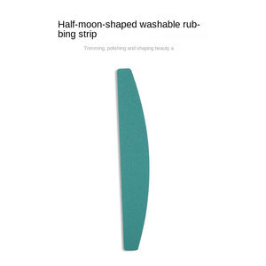 <span class=keywords><strong>Lime</strong></span> à ongles demi-lune personnalisée professionnelle Double face éponge manucure tampon papier de verre chaux ponçage équipement de polissage - Product Image 5