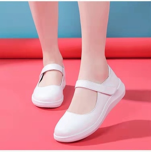 Scarpe da Infermiera con Velcro Antiscivolo, Comode e Traspiranti, Scarpe da Lavoro Bianche per Donne - Product Image 6