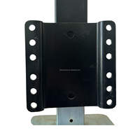 Vérin de remorque à boulonner de 8000 lb, stabilisateurs réglables robustes à voyage vertical de 28.6 pouces pour remorques utilitaires, yachts et bateaux-Nouveau