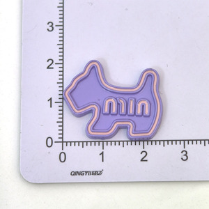 Colorful Plastic Puppy Shaped Alphabet DIY Hair <b>Clips</b> Multifunction Casual Accessory - Product Image 2