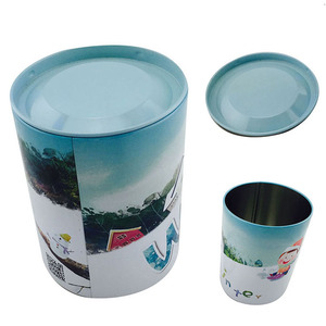 Embossed Hot Sales China OEM Chocolate Packaging Aluminum Box,Round Tin Box/metal tin can - Product Image 4