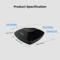 Broadlink RM MAX IR RF WiFi Control Remoto Universal, Hub de Automatización del Hogar Inteligente para TV, Aire Acondicionado, Ventiladores, Persianas, Compatible con Alexa y Google Home
