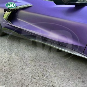 Pour <span class=keywords><strong>Chevrolet</strong></span> Corvete C8 2020-2022 Jupes latérales en fibre de carbone - Product Image 3