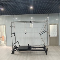 Machine de Pilates Reformer en alliage d'aluminium pour l'entraînement en studio avec système fonctionnel trois-en-un